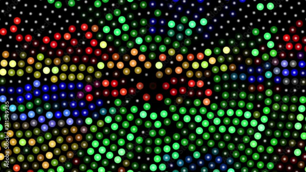 Abstract background with colorful rotating dots Abstract background with colorful rotating dots