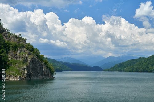Vidraru Lake in Romania