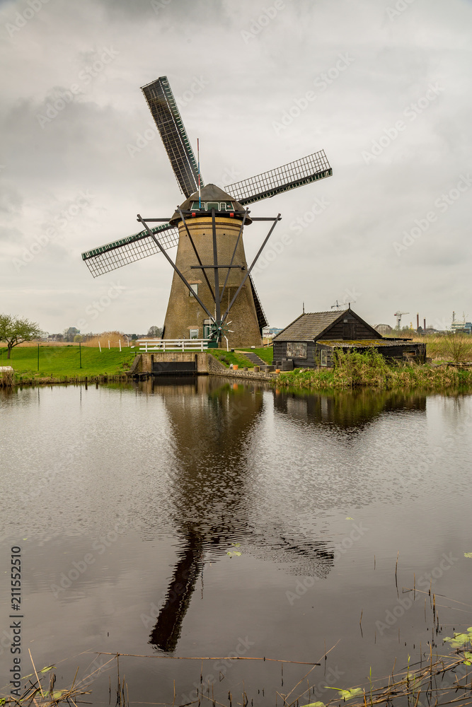 A Home in a Windmill, Kinderdijk, Holland