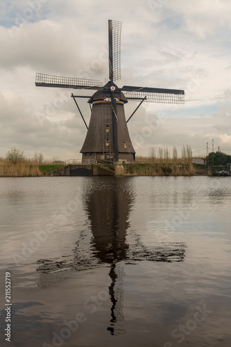 A Dutch Windmill on a Blustery Spring Day © Jill Clardy