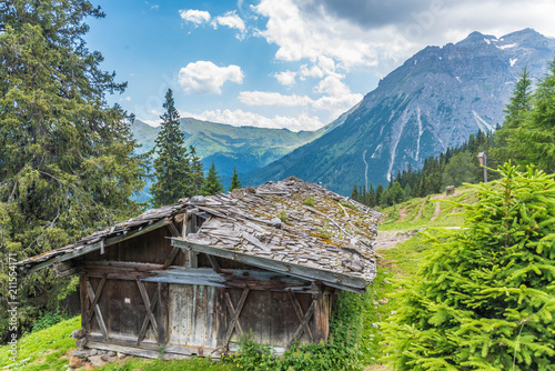 Holzhütte im Obernbergtal