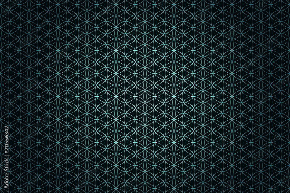 Blue circle background. Vector.