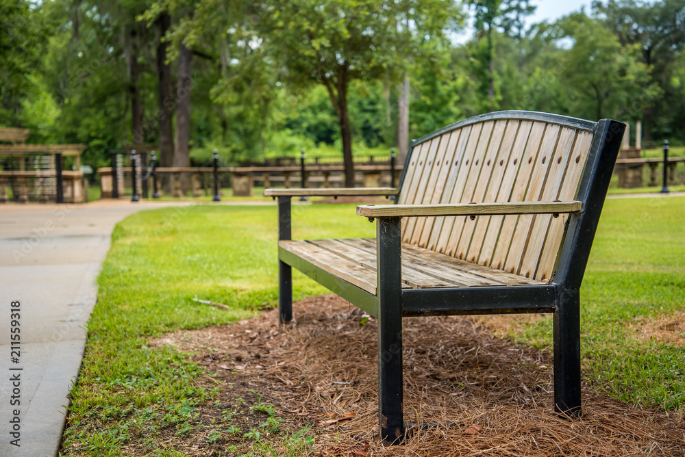 Park Bench Outside Park Bench Outside