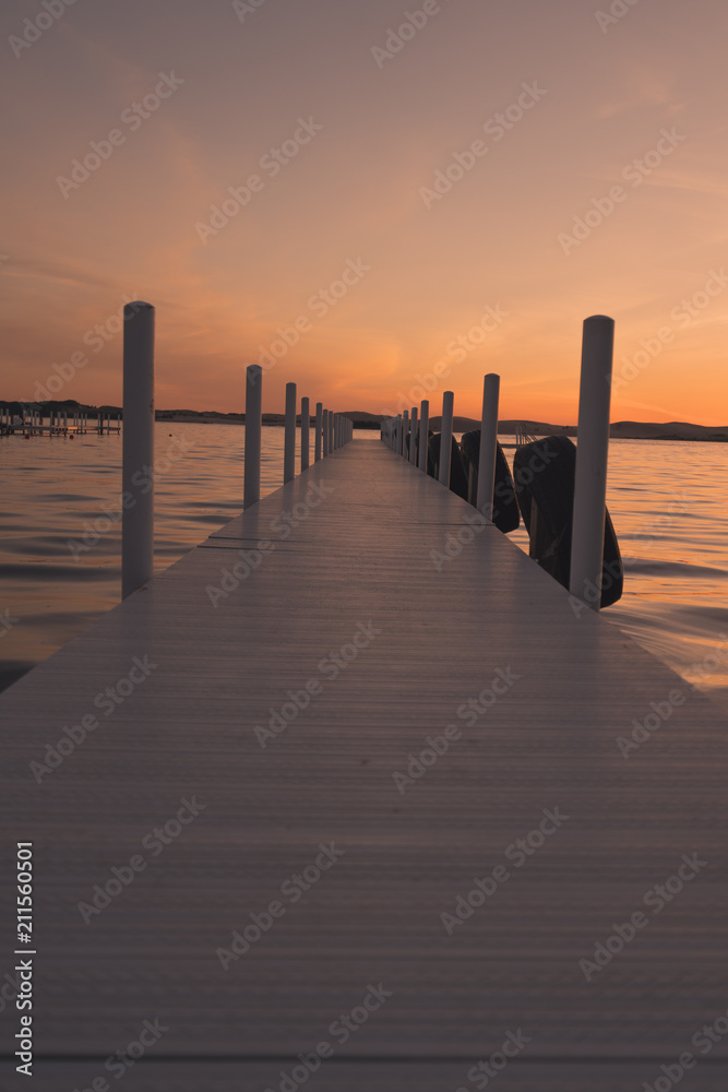 Docks At Sunset