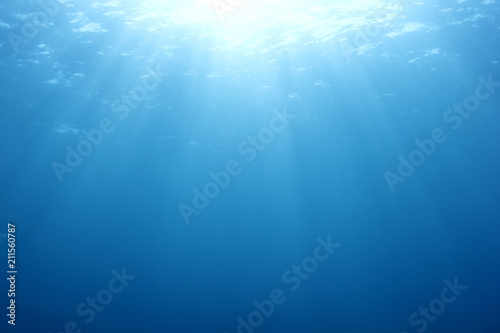 Abstract blue underwater background    © Richard Carey
