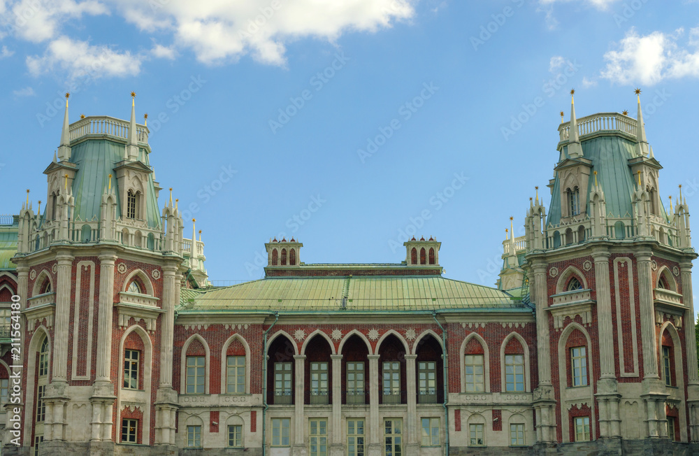 Palace architecture in the Tsaritsyno