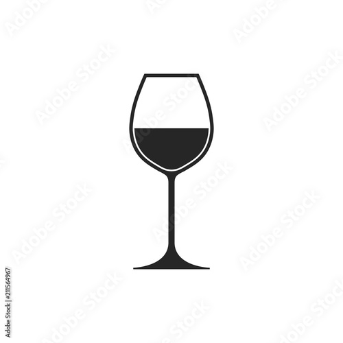 Wine. Vector illustration. Icon.