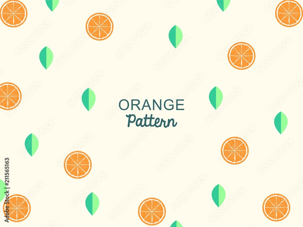 orange fruit patterns