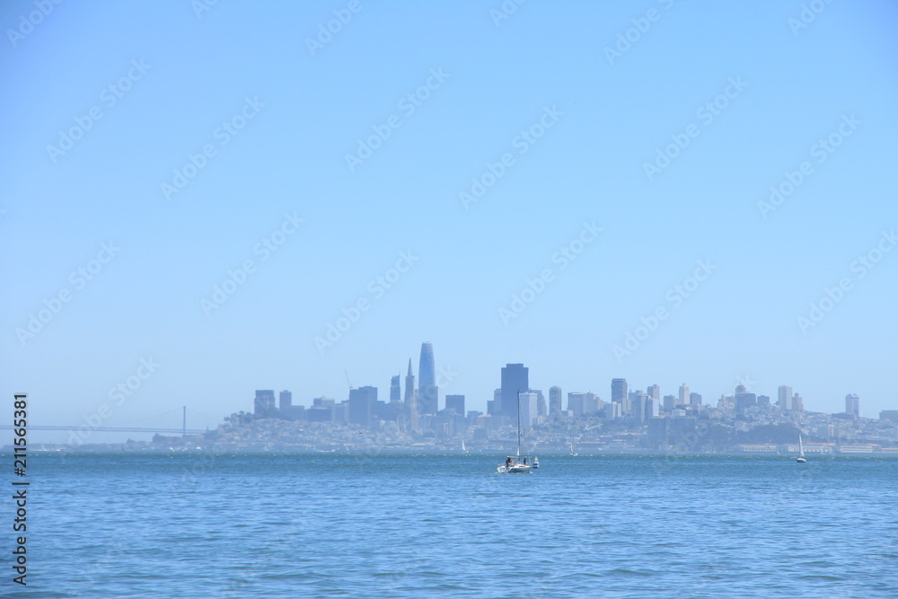 San Francisco’s Skyline on a Sunny Summer Day