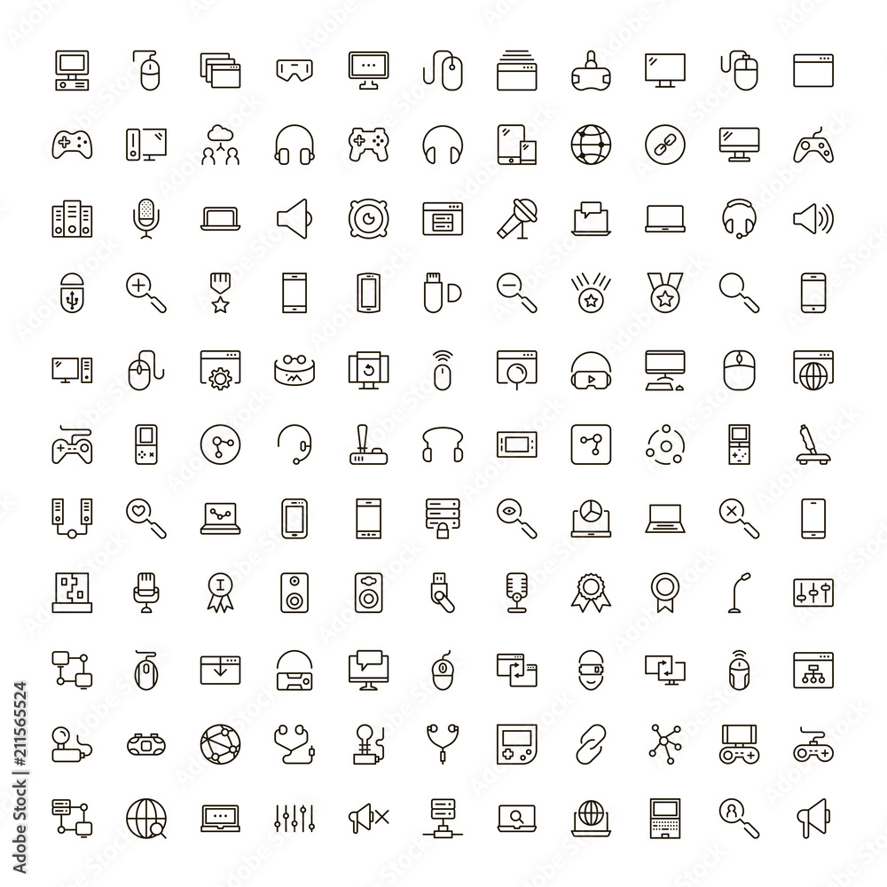 Game icon set Game icon set