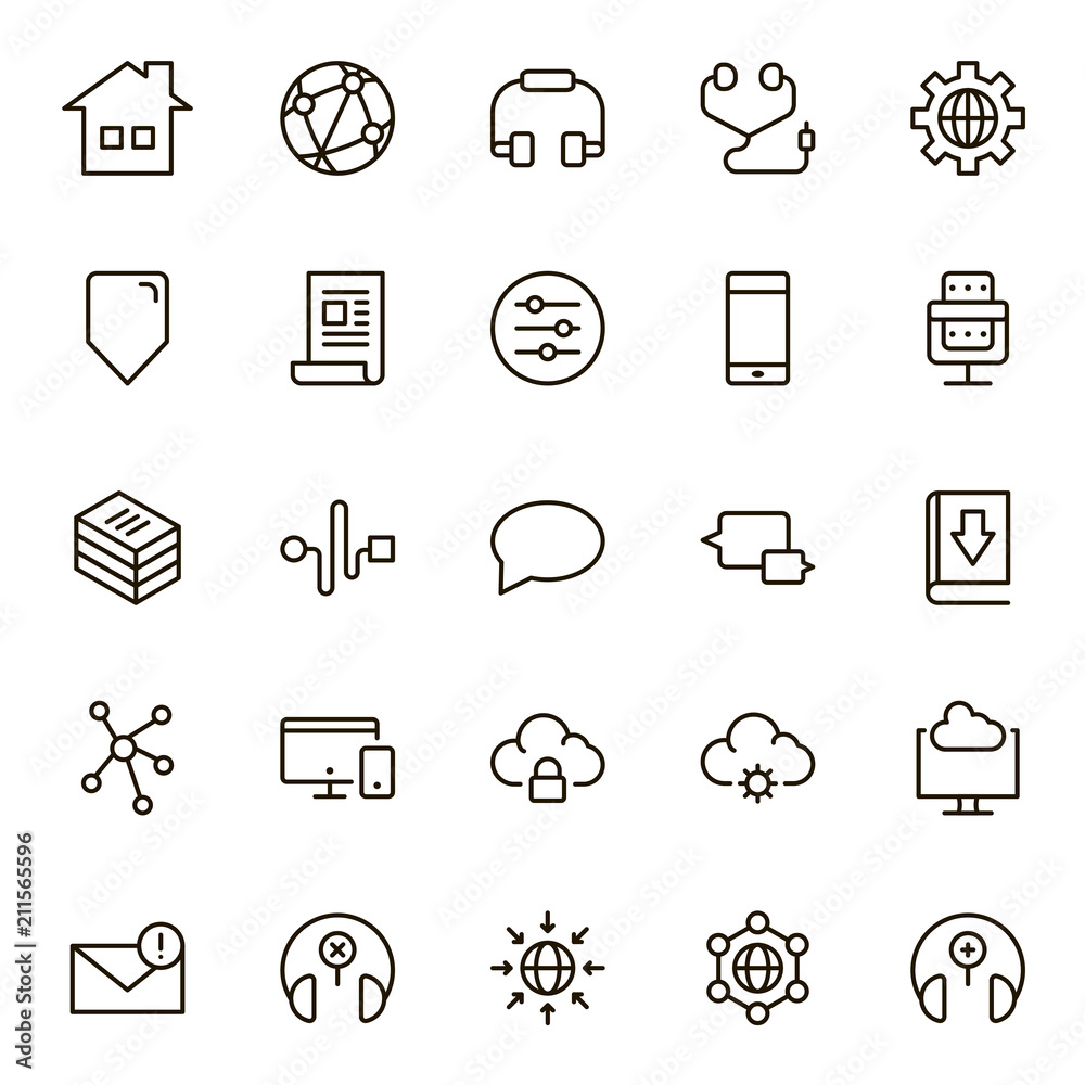 Communication flat icon Communication flat icon