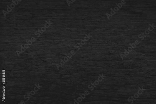 wood black table background, dark texture top view, space gray luxury blank for design