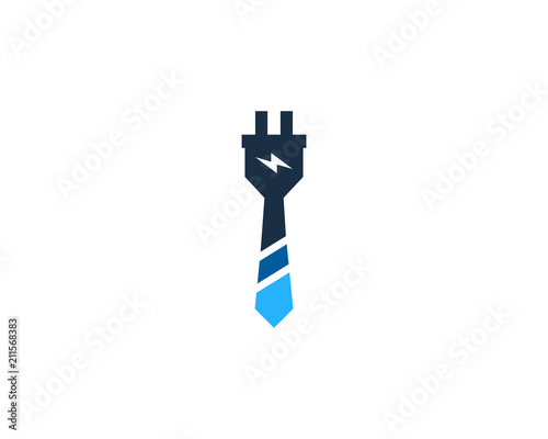 Electric Job Logo Icon Design Element