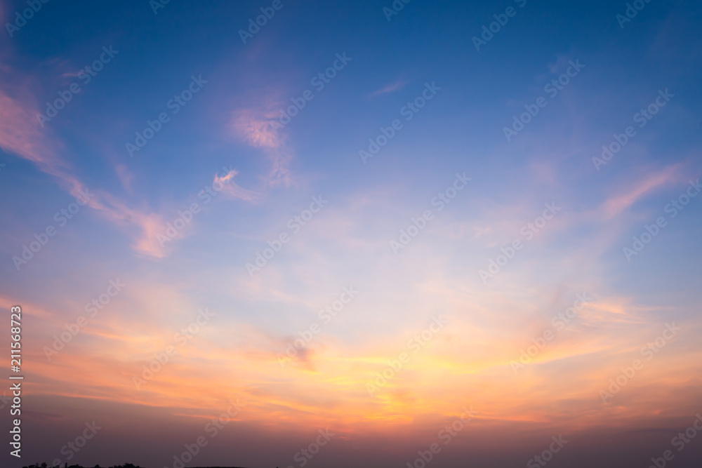 sunset landscape background