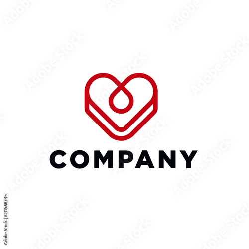 Modern Heart Logo