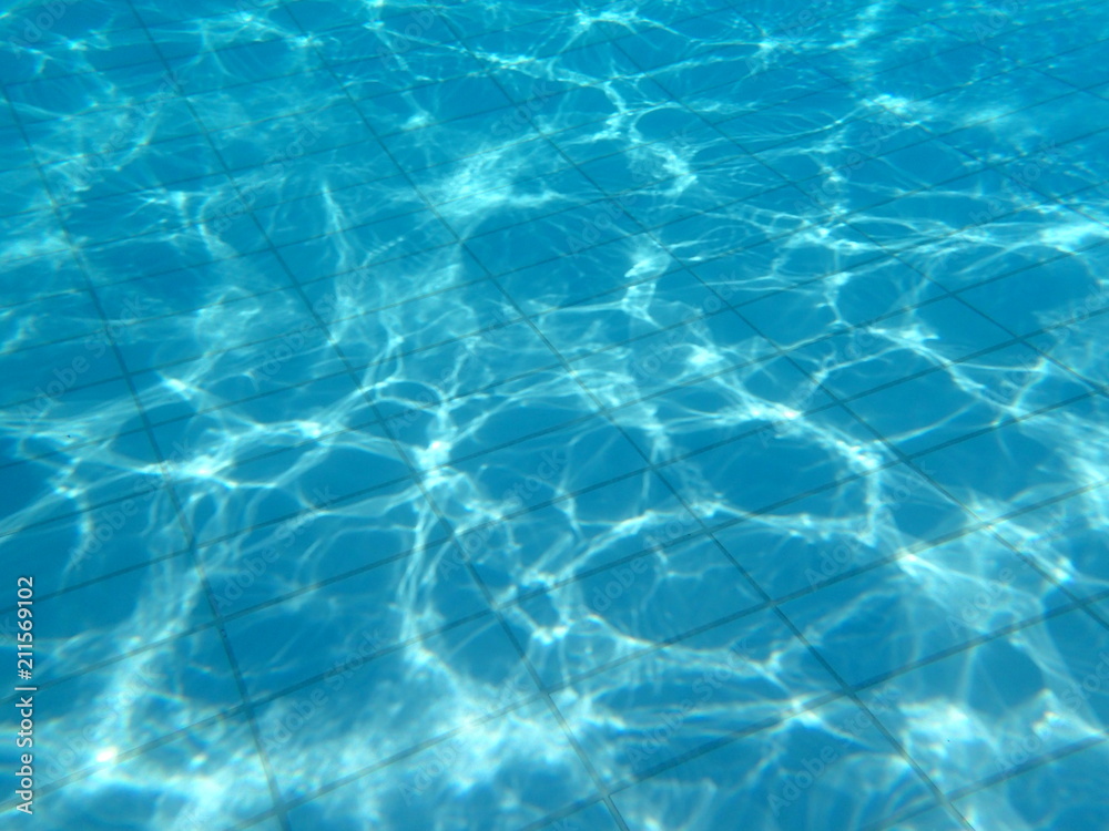 water in pool