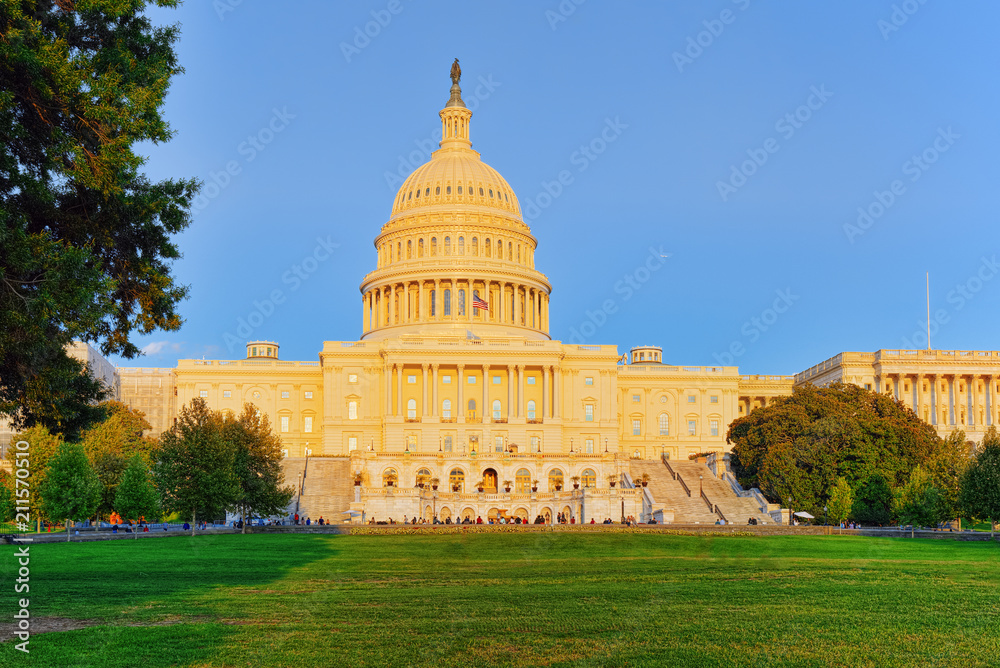 Washington, USA, United States Capitol, often called the Capitol Building.