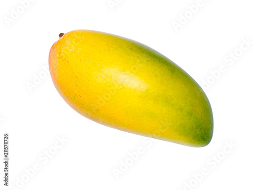 Close up mango on white background