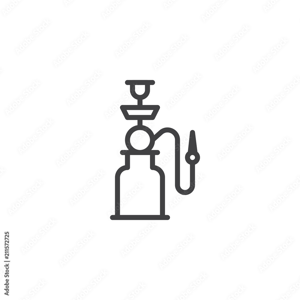 Shisha Pipe Outline Icon Linear Style Sign For Mobile Concept And Web Design Smoking And Vaping Simple Line Vector Icon Symbol Logo Illustration Pixel Perfect Vector Graphics Stock Vector Adobe Stock