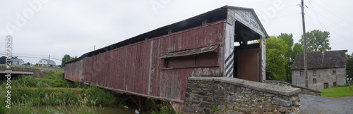 Herrs Mill Bridge Spanning Pequea Creek Pennsylvania Lancaster County photo
