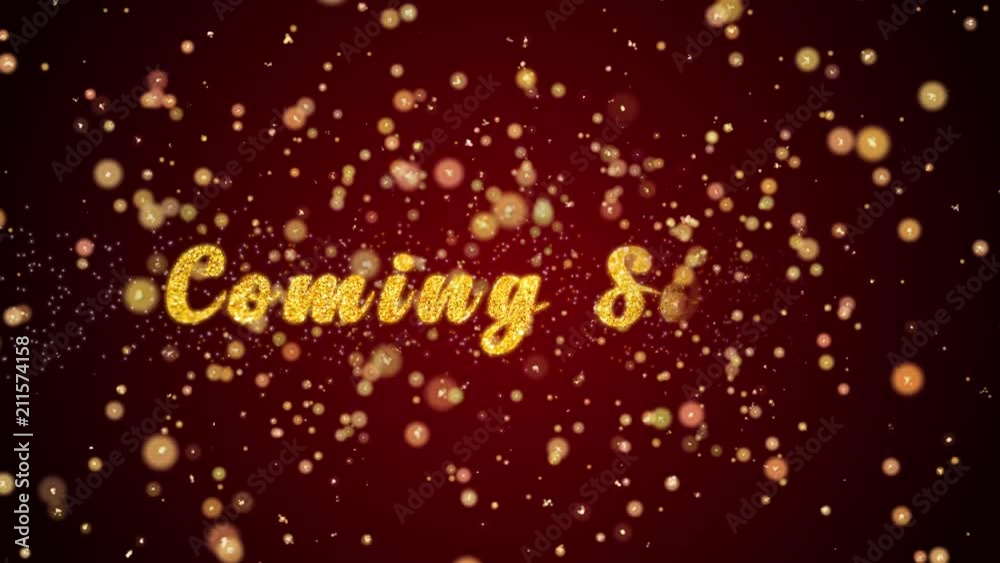 Coming Soon Greeting Card text with sparkling particles shiny background for Celebration,wishes,Events,Message,Holidays,Festival Coming Soon Greeting Card text with sparkling particles shiny background for Celebration,wishes,Events,Message,Holidays,Festival