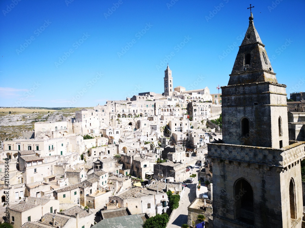 Die malerische Felsenstadt Matera, Basilicata, Italien