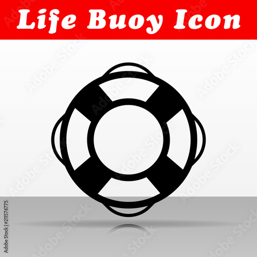 life buoy vector icon design