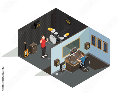 Music Industry  And Recording Concept