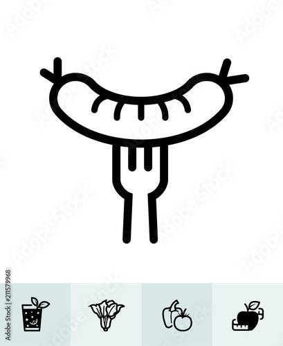 Health icons with White Background
