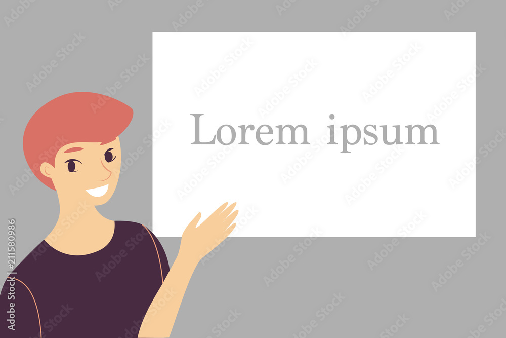 Man pointing hand to copy space background Man pointing hand to copy space background