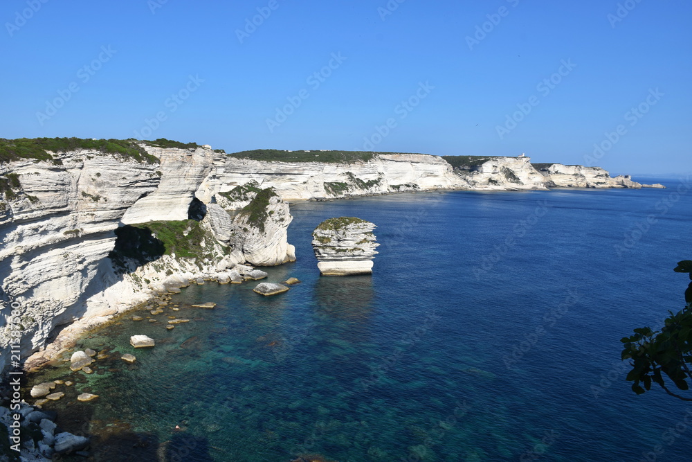 Cliffs of Bonifacio, France