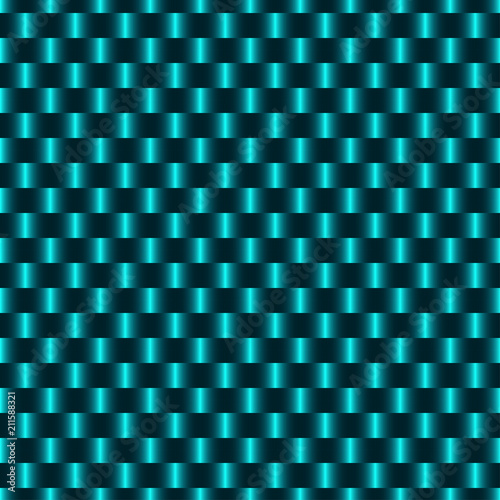 bright blue metal background geometry mosaic