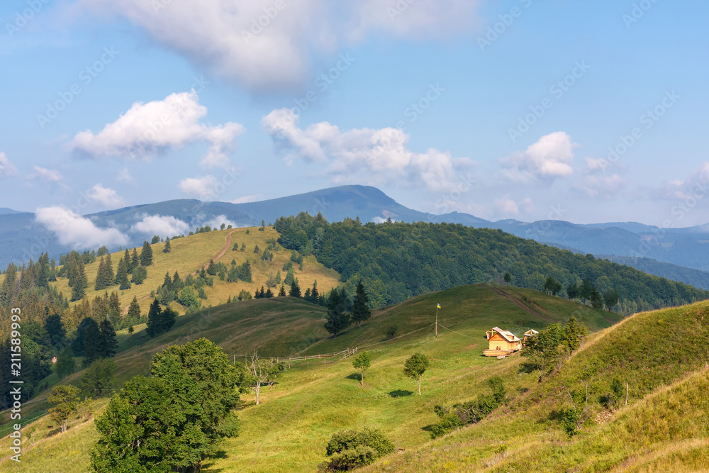 Carpathians mountain landscape in nice day Carpathians mountain landscape in nice day