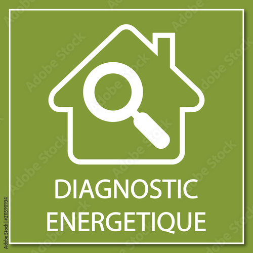 Logo diagnostic énergétique.
