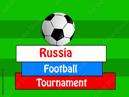 Illustration of background for Football Tournament