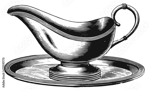 sauce boat #vector #isolated Sauciere