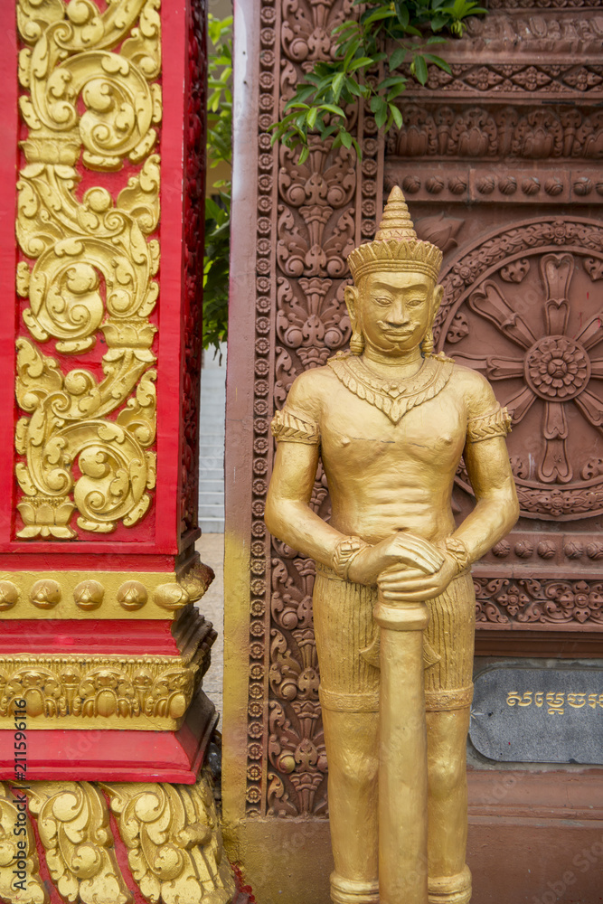 Obraz premium CAMBODIA PHNOM PENH WAT OUNALOM TEMPLE
