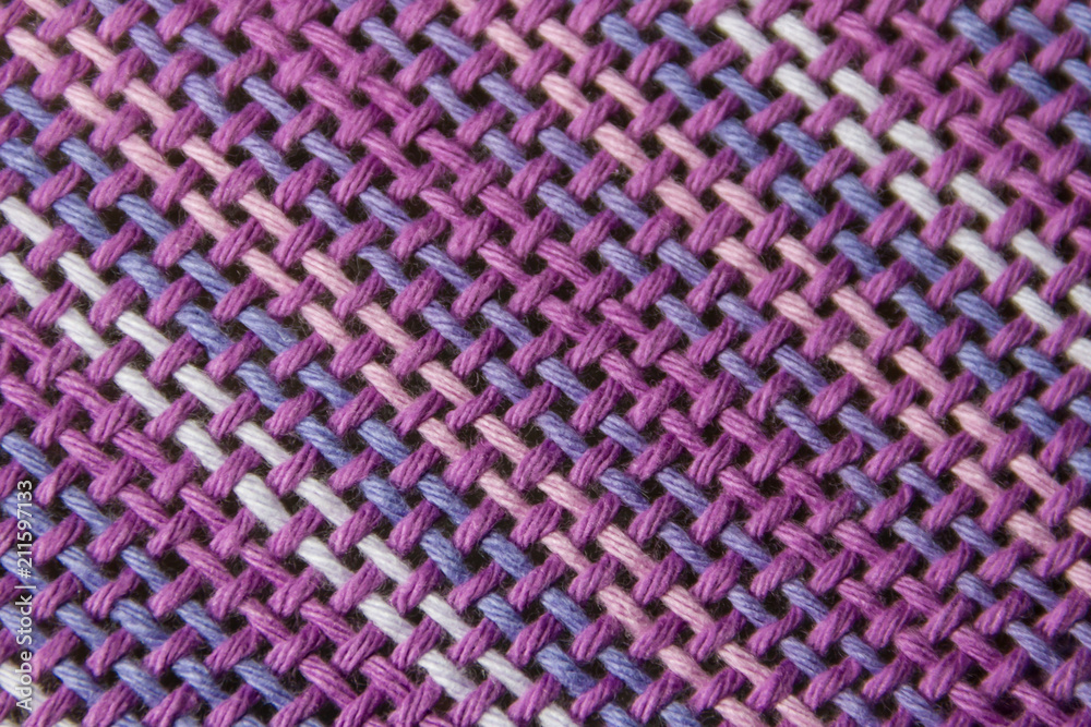 woven fabric texture with ultraviolet and lilac colors woven fabric texture with ultraviolet and lilac colors