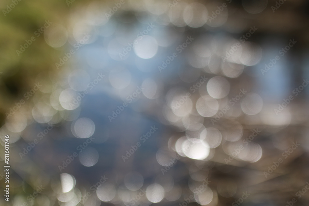 glare bokeh in water glare bokeh in water