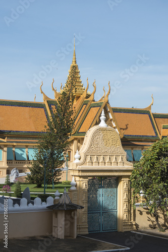 CAMBODIA PHNOM PENH ROYAL PALACE KHEMARIN