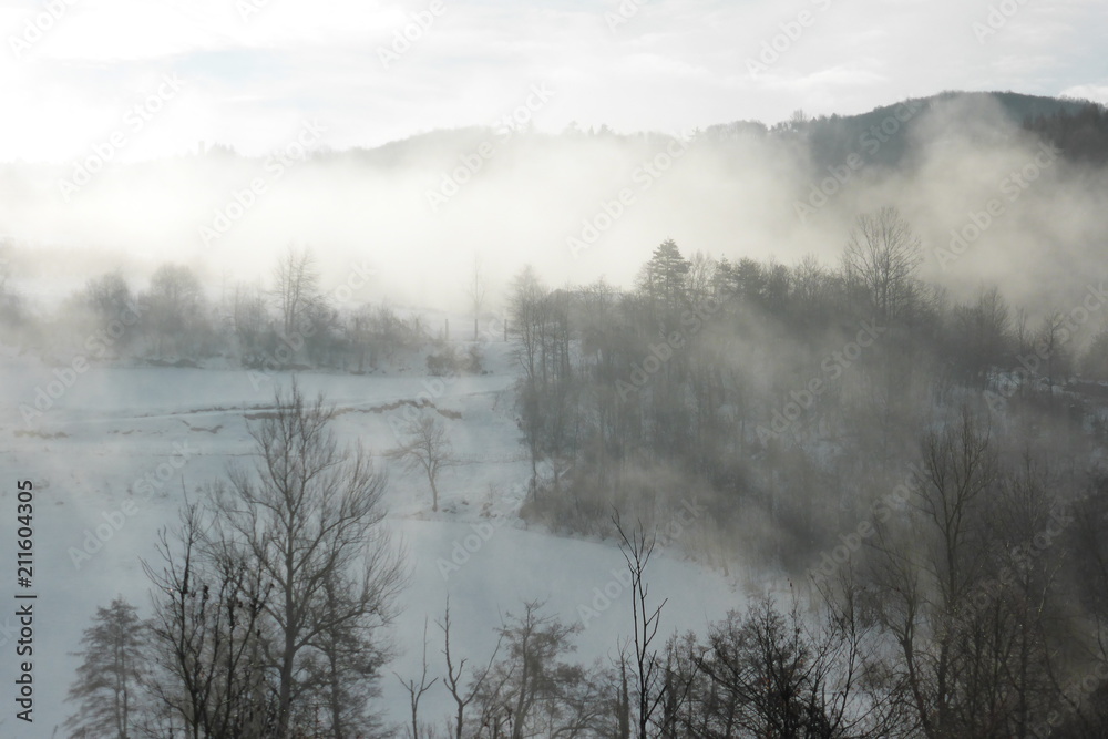 Nebel im Piemont