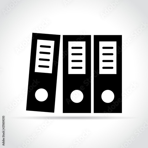 binders icon on white background