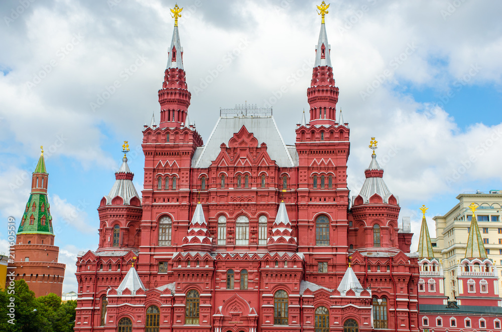 State Historical Museum, Red Square Moscow, Russia