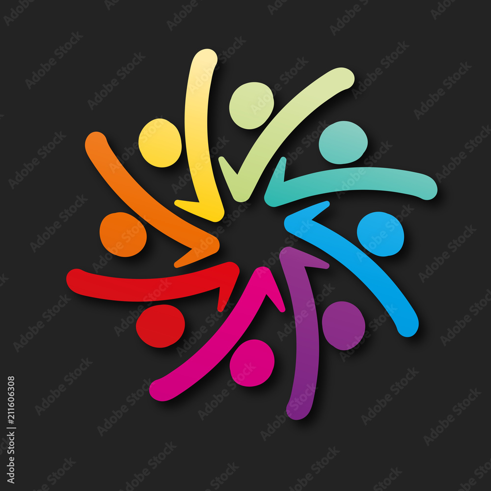 Obraz premium logo abstrait