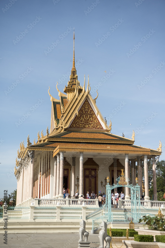 Fototapeta premium CAMBODIA PHNOM PENH ROYAL PALACE SILVER PAGODA
