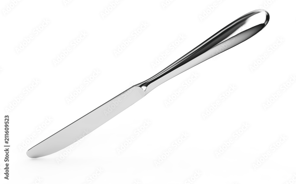 3d render knife on a white background 3d render knife on a white background