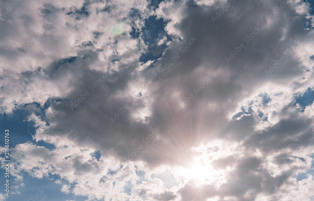 sky pink and blue colors. sky abstract background