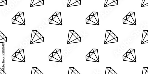 diamond gem seamless pattern vector wallpaper icon isolated background
