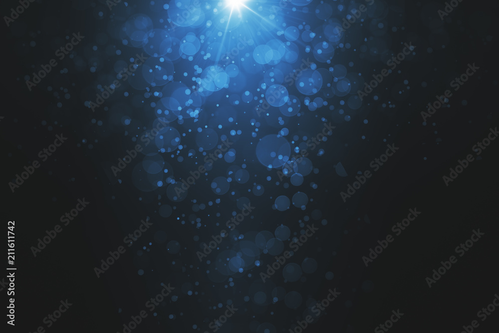 Obraz premium abstract blue bubbles