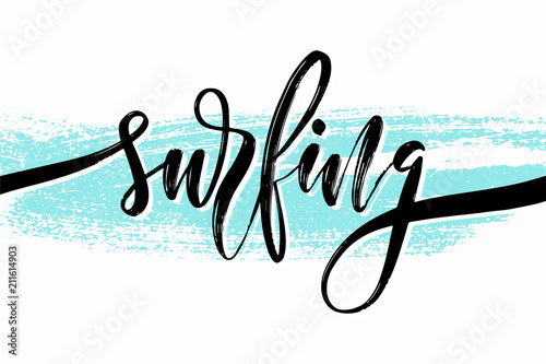 Hand drawn summer lettering...